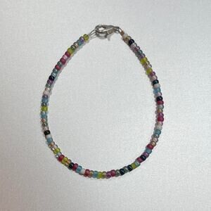 Sterling Silver Beaded Bracelet